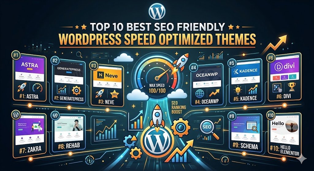 Top 10 Best SEO Friendly WordPress Speed Optimized Themes